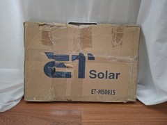 15W Portable Solar Panel ET-M50615 | 3V 5A High Current | Metal Frame Handle DIY