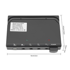 Solar Lighting & Fan Kits with 3 Bulbs USB Charging for Home Outdoor Camping