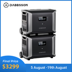 Dabbsson Power Station DBS3500 & 5300B Expansion Battery 8750Wh LiFePO4 Battery