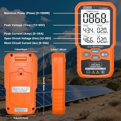 Solar Panel Tester MPPT Meter – 2000W Max Power, 150V/35A PV Module FT-2000W