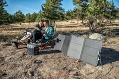 EcoFlow 110W Portable Solar Panel Kit for Power Station, IP68 Waterproof