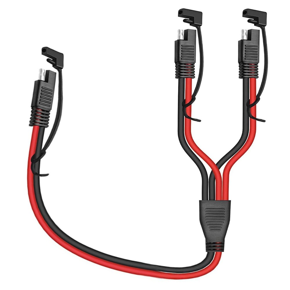 10AWG SAE Y Splitter 1 to 2 SAE Extension Cable SAE DC Power Automotive Conne…