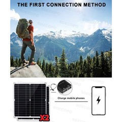 Complete 7000W Off-Grid Solar Kit 7000W Inverter 2pc 300W Solar Panels 110V/220V
