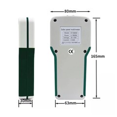 5-1800W Solar Panel Multimeter MPPT Tester LCD Display VOC Testing Power Meter