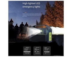 Portable Power Station 300W 90000mAh Outdoor Backup Battery 220V Orange