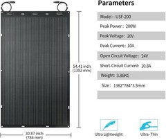 Greenmagic 200 Watt Flexible Solar Panel Charger Flex Up to 260°, 200W Ultra …