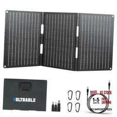 30W Foldable Solar Panel, High-Efficiency ETFE Portable Solar Panel with USB-C