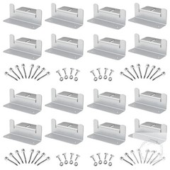16 Units per Set Solar Panel Mounting Z Brackets, Solar Panel Mounting Brackets