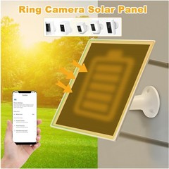 5V 6W Waterproof Solar Panel for Ring Camera
