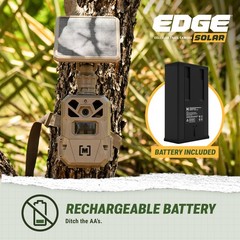 Moultrie Edge Solar Cellular Trail Camera Integrated Solar Panel with Battery