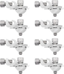 8 Pack Solar Panel Solar Panel Clamps Bonding Lug Solar Grounding Clip Mounti…