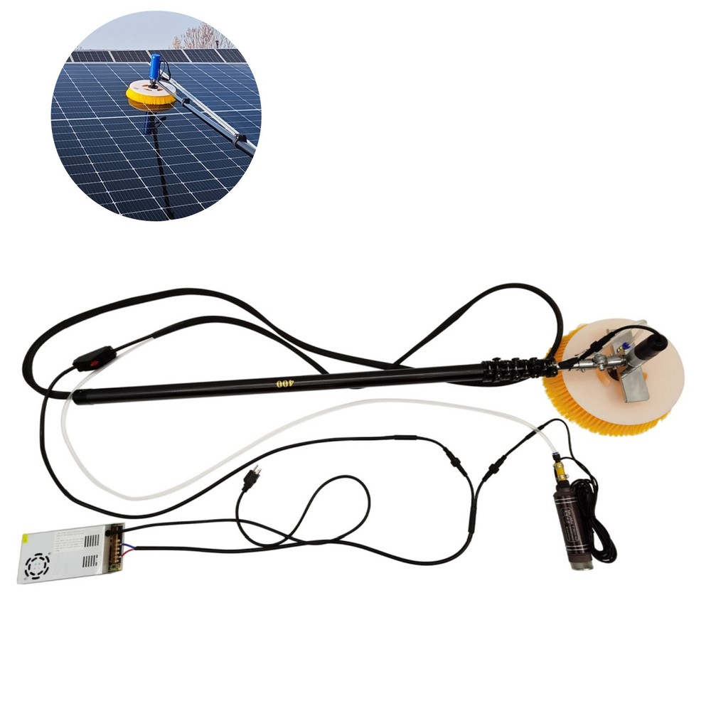 Solar Photovoltaic Panel Cleaning Machine Brusher Window Cleaner 110V 6m