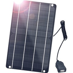 6W Mini USB Solar Panel, Waterproof Monocrystalline Module DIY Kit with PET …