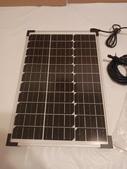 Eco-Worthy Solar Panel 25W Monocrystalline Waterproof Panel Barely Used