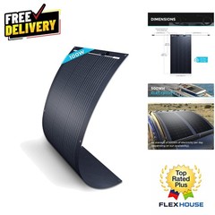 Portable 100W Solar Panel: 22% Efficient & Waterproof for All Outdoor Adventures
