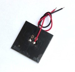 1V 200mA solar panel laminate learning toy board connected to electronic cable