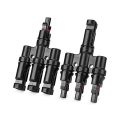 Solar Panel Connectors 3 to 1 Y Type Parallel Connection Adapter for Solar