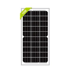 Newpowa 10W(Watts) 12V(Volts) Monocrystalline Solar Panel High-Efficiency PV …