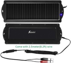 Durable Solar Battery Charger with Reverse Charging Protection for 12V Use