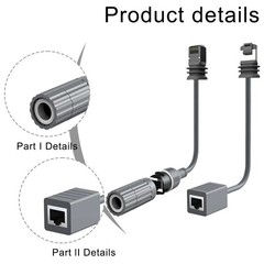 Robust For Starlink For Gen3 Extension Cable Adapter with Anti Aging Shield