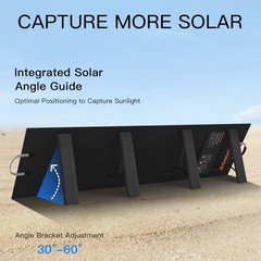 Portable Solar Panel 220W 40V Monocrystalline Foldable Solar Panels 40V/220W