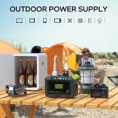 MARBERO Portable Power Station 88Wh Camping Lithium Battery Solar Generator Fast