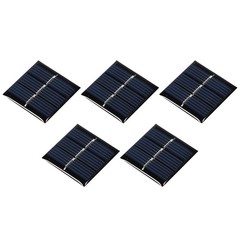 Mini Solar Panel Cell 1.5V 60mA 0.09W 30mm x 30mm for DIY Project Pack of 10