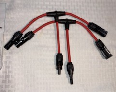 Solar Panel T-connection Cable – Set Of 2