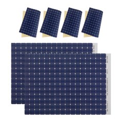 6Pcs Durable Mini Solar Cell Panels for Model Village Landscape Decor Dark Blue