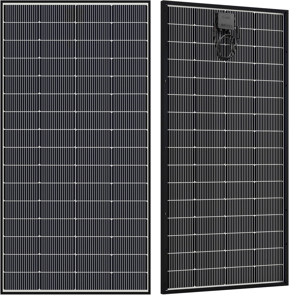 300 Watt Solar Panels, N-Type 16BB 300W Bifacial Solar Panel, 25% High Efficienc