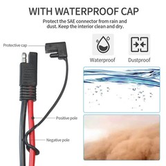 10AWG SAE to Alligator Clips,Battery Alligator Clip to SAE Connector Extensio…