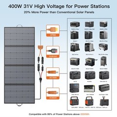 220W 400W Portable Solar Panel Foldable Solar Charger Rv Camping Essentials