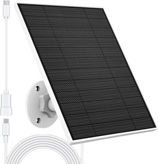 Solar Panel for Eufy Outdoor Camera, 5W Solar Panel Charger Compatible with Eufy