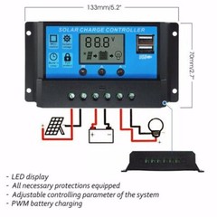 600W Watts Solar Panel Kit 100A 12V Battery Charger with Controller Caravan Boat