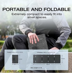EF ECOFLOW 45W Portable Solar Panel with Type-C, 25% Conversion Efficiency IP68