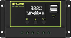 Topsolar Solar Panel Kit 170 Watt 12 Volt Monocrystalline off Grid System for Ho