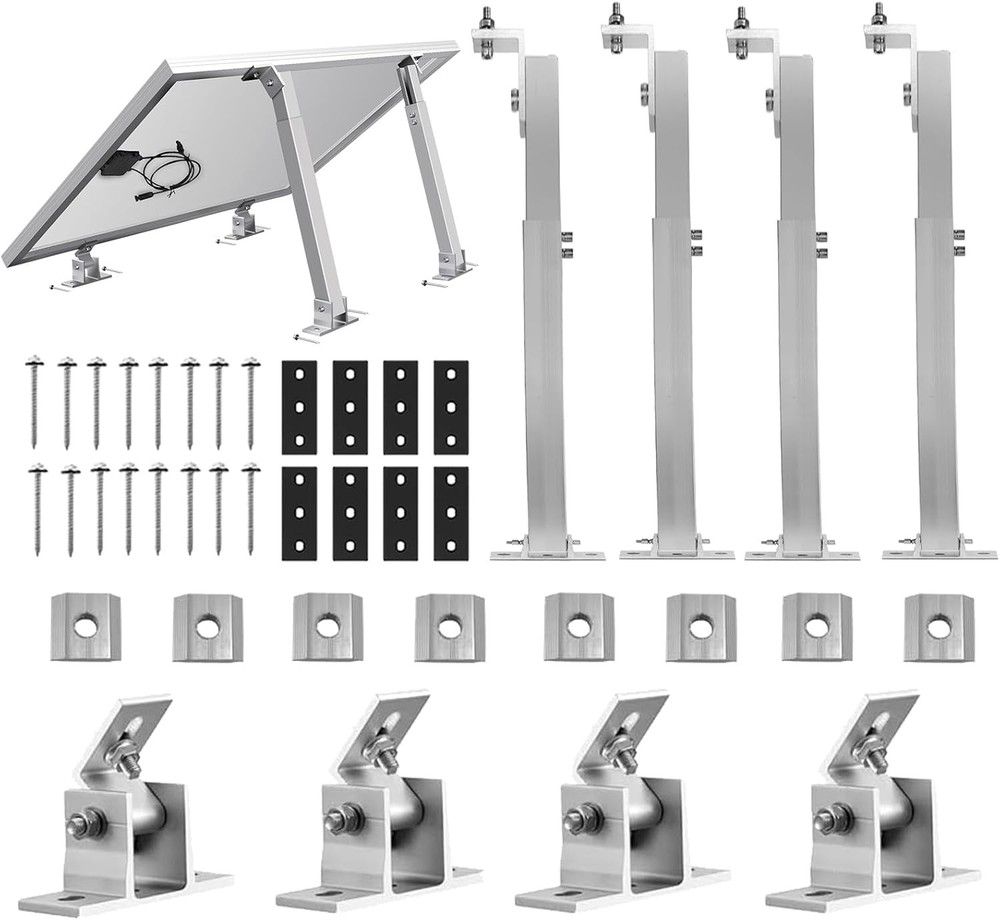 Adjustable Solar Panel Tilt Mount Brackets – Aluminum Alloy Mounting Brackets Su