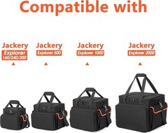 Waterproof Carrying Case for Jackery Portable Power Station Explorer 500