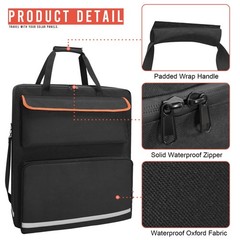 Solar Panel Storage Bag for 2 Solar Panels, Carrying Case for Jackery SolarSa…