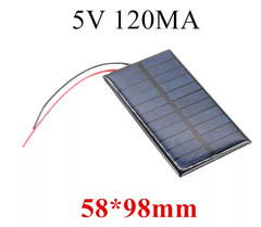 Polycrystalline solar panels 12V5V6V rechargeable battery for DIY toys