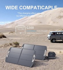 Marxon Solar Panel XP100. 100W Outdoor Foldable With Adjustable Kick Stand