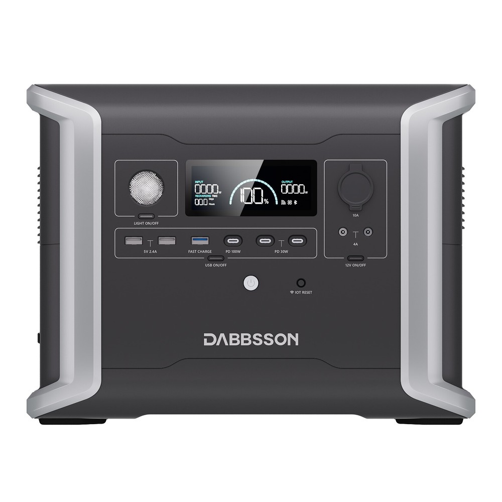 Dabbsson DBS1300 Portable Power Station 1330Wh 1200W Solar Generator for Outdoor