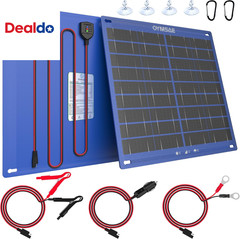 30W 12V Solar Panel Battery Charger Portable Waterproof Power Trickle Battery Ch