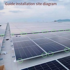 20PCS Photovoltaic Panel Drainage Buckle Plate Solar Panel Water 3213
