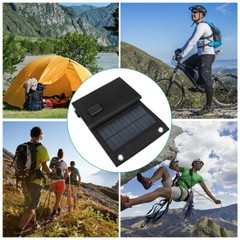 100W USB Solar Panel Kit Folding Power Bank Outdoor Camping Hiking Phone Charger