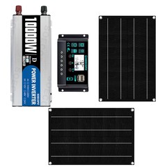 10000W Solar Starter Kit 2x High-Yield Solar Panels + 100A Charge Controller
