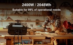 LiFePO4 P2400 Solar Generator IEE 2048Wh 2400W Peak 5000W Portable Power Station
