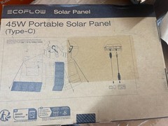 EcoFlow Type-C 45W Portable Solar Panel Foldable Power Station USB XT60i