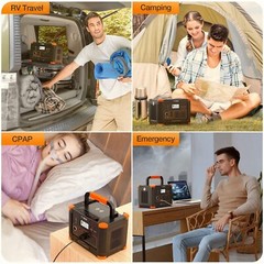 T500 500W(Peak 1000W) 519Wh Outdoor Solar Portable Power Station