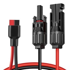 50A 600V Solars Battery Extension Wire for Power Stations Solars Generators